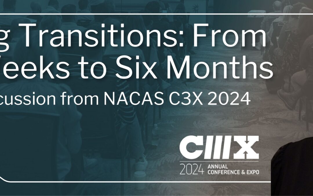 Dining Transitions: From Six Weeks to Six Months – Strategic Insights from NACAS C3X 2024&nbsp;