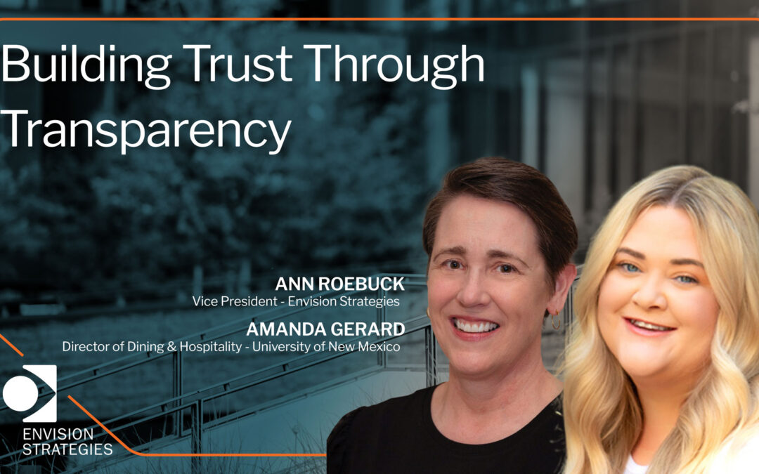Building Trust Through Transparency: How the University of New Mexico Aligns Dining Success with Institutional Goals