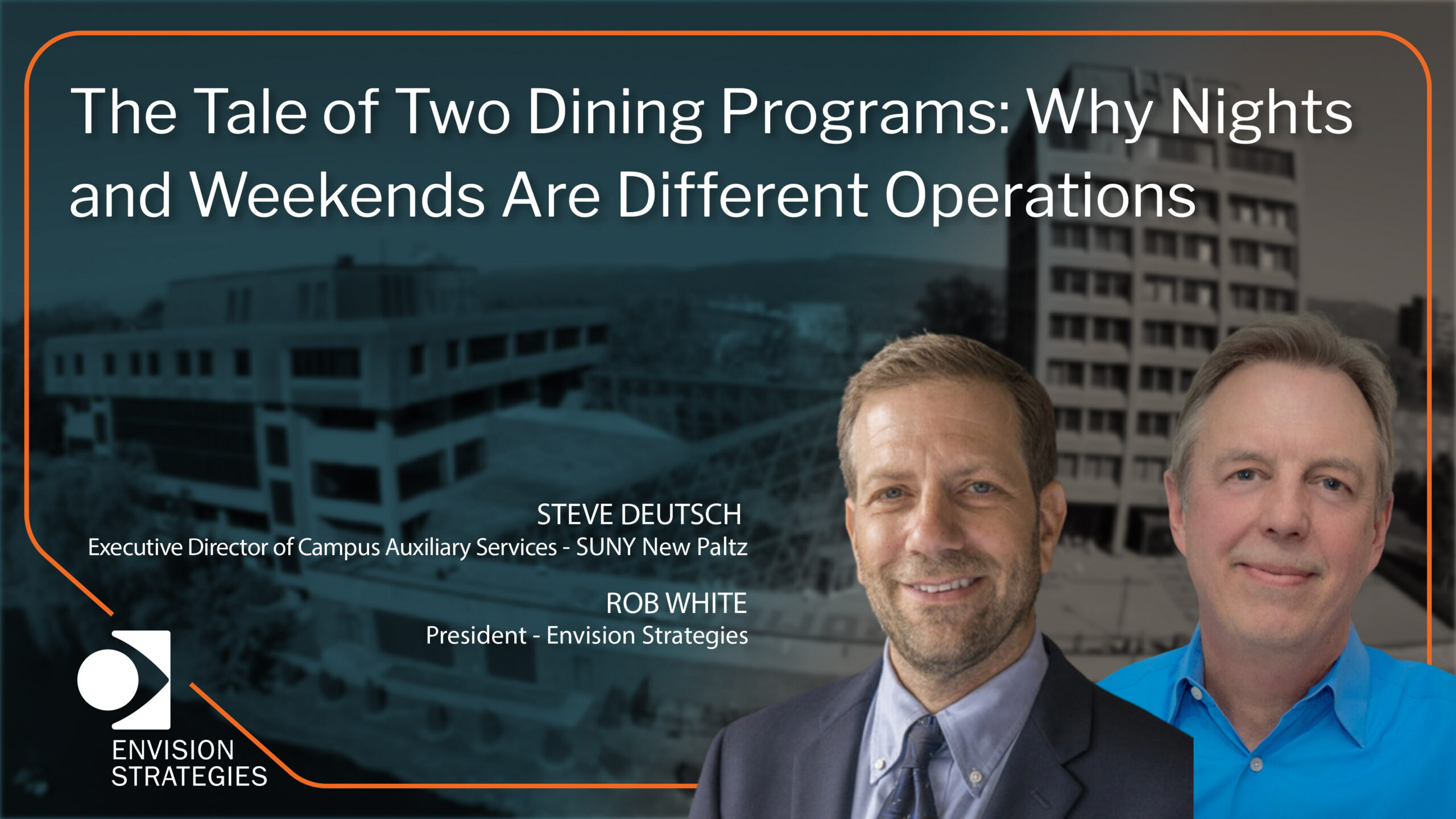 The Tale of Two Dining Programs: Why Nights and Weekends Are Different Operations