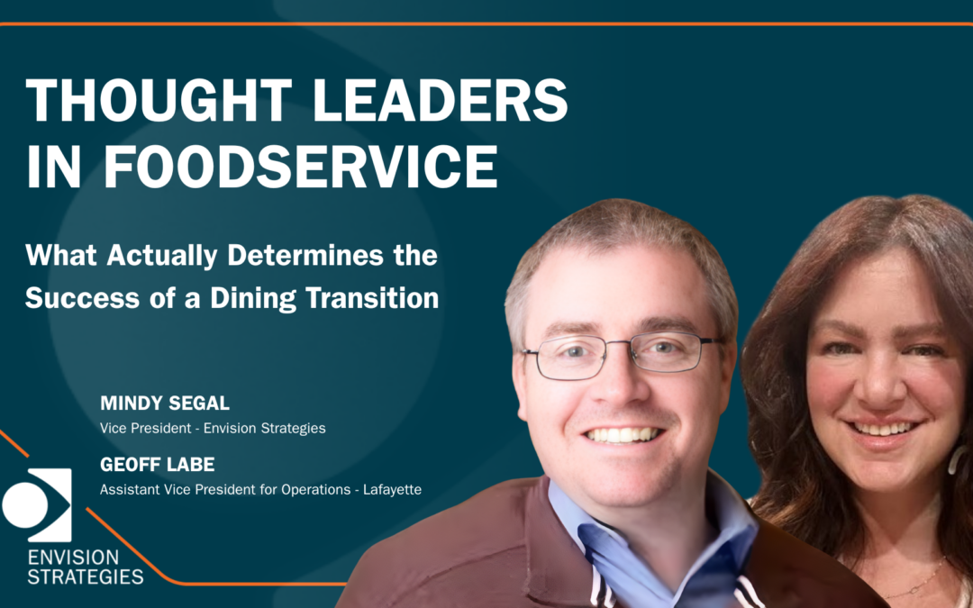 What Actually Determines the Success of a Dining Transition